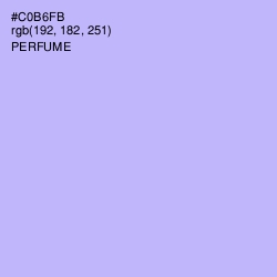 #C0B6FB - Perfume Color Image