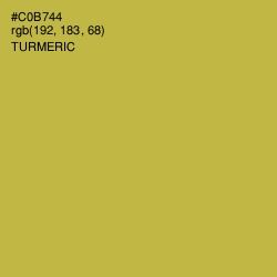 #C0B744 - Turmeric Color Image