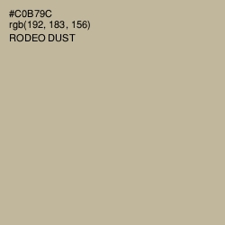 #C0B79C - Rodeo Dust Color Image