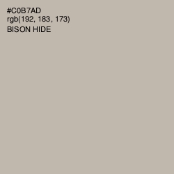 #C0B7AD - Bison Hide Color Image