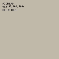 #C0B8A9 - Bison Hide Color Image