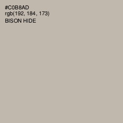 #C0B8AD - Bison Hide Color Image