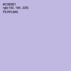 #C0B8E1 - Perfume Color Image