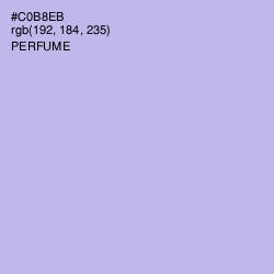 #C0B8EB - Perfume Color Image