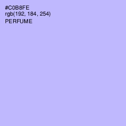 #C0B8FE - Perfume Color Image