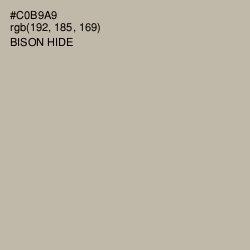 #C0B9A9 - Bison Hide Color Image
