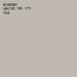 #C0B9B1 - Tea Color Image