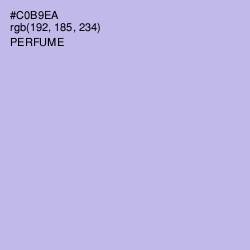 #C0B9EA - Perfume Color Image