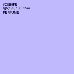 #C0B9FE - Perfume Color Image