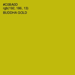 #C0BA0D - Buddha Gold Color Image