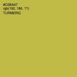 #C0BA47 - Turmeric Color Image