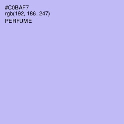 #C0BAF7 - Perfume Color Image