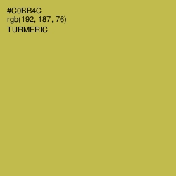 #C0BB4C - Turmeric Color Image