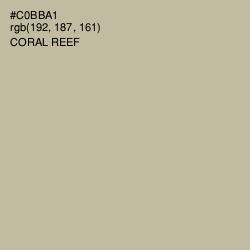 #C0BBA1 - Coral Reef Color Image