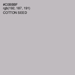 #C0BBBF - Cotton Seed Color Image