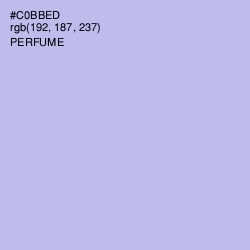 #C0BBED - Perfume Color Image