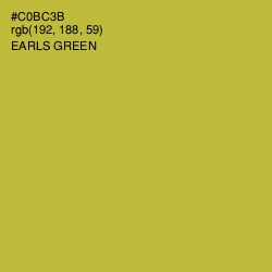 #C0BC3B - Earls Green Color Image