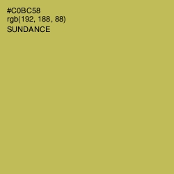 #C0BC58 - Sundance Color Image