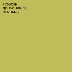 #C0BC59 - Sundance Color Image