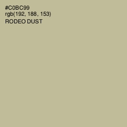 #C0BC99 - Rodeo Dust Color Image