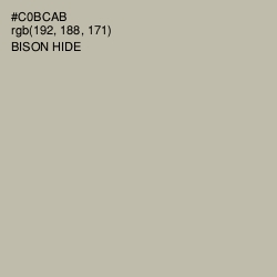 #C0BCAB - Bison Hide Color Image