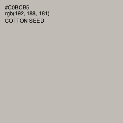 #C0BCB5 - Cotton Seed Color Image