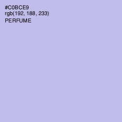 #C0BCE9 - Perfume Color Image