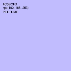 #C0BCFD - Perfume Color Image