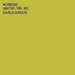 #C0BD3E - Earls Green Color Image