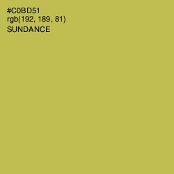 #C0BD51 - Sundance Color Image