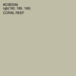 #C0BDA6 - Coral Reef Color Image