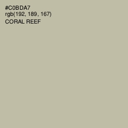 #C0BDA7 - Coral Reef Color Image