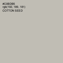 #C0BDB5 - Cotton Seed Color Image