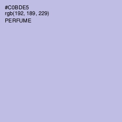 #C0BDE5 - Perfume Color Image