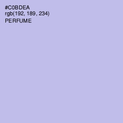 #C0BDEA - Perfume Color Image