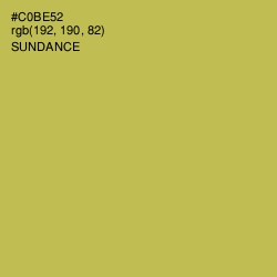 #C0BE52 - Sundance Color Image