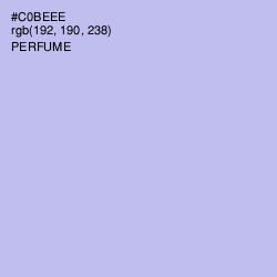 #C0BEEE - Perfume Color Image