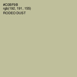 #C0BF9B - Rodeo Dust Color Image