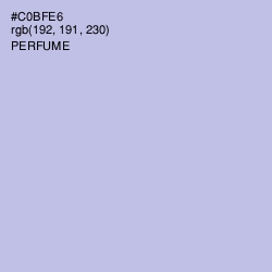 #C0BFE6 - Perfume Color Image