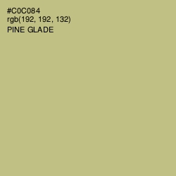 #C0C084 - Pine Glade Color Image