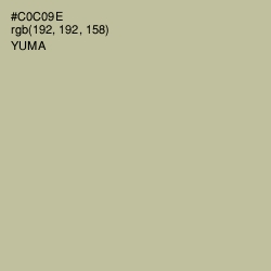 #C0C09E - Yuma Color Image