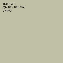 #C0C0A7 - Chino Color Image