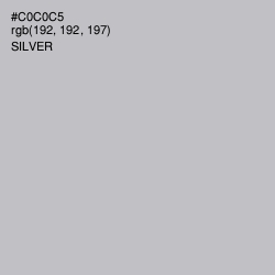 #C0C0C5 - Silver Color Image