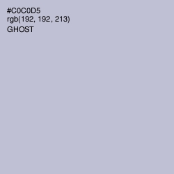 #C0C0D5 - Ghost Color Image