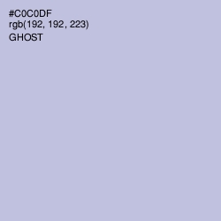 #C0C0DF - Ghost Color Image