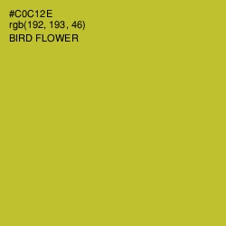 #C0C12E - Bird Flower Color Image