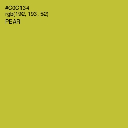 #C0C134 - Pear Color Image