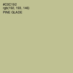 #C0C192 - Pine Glade Color Image