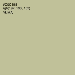 #C0C198 - Yuma Color Image