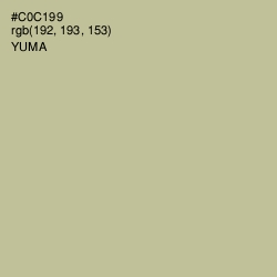 #C0C199 - Yuma Color Image